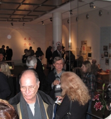 Opening reception at The Czech Center, New York City, Bohemian National Hall, November 9, 2011