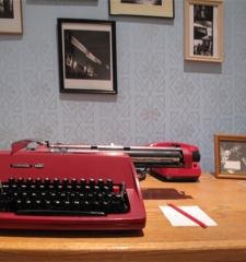 Typewriter “consul” installation view