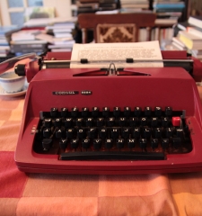 Typewriter “consul” at home of samizdat typist, J. Vrbova