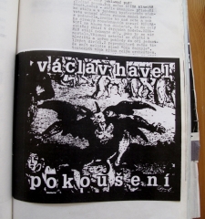 Ad for Vaclav Havel’s work in Revolver Review